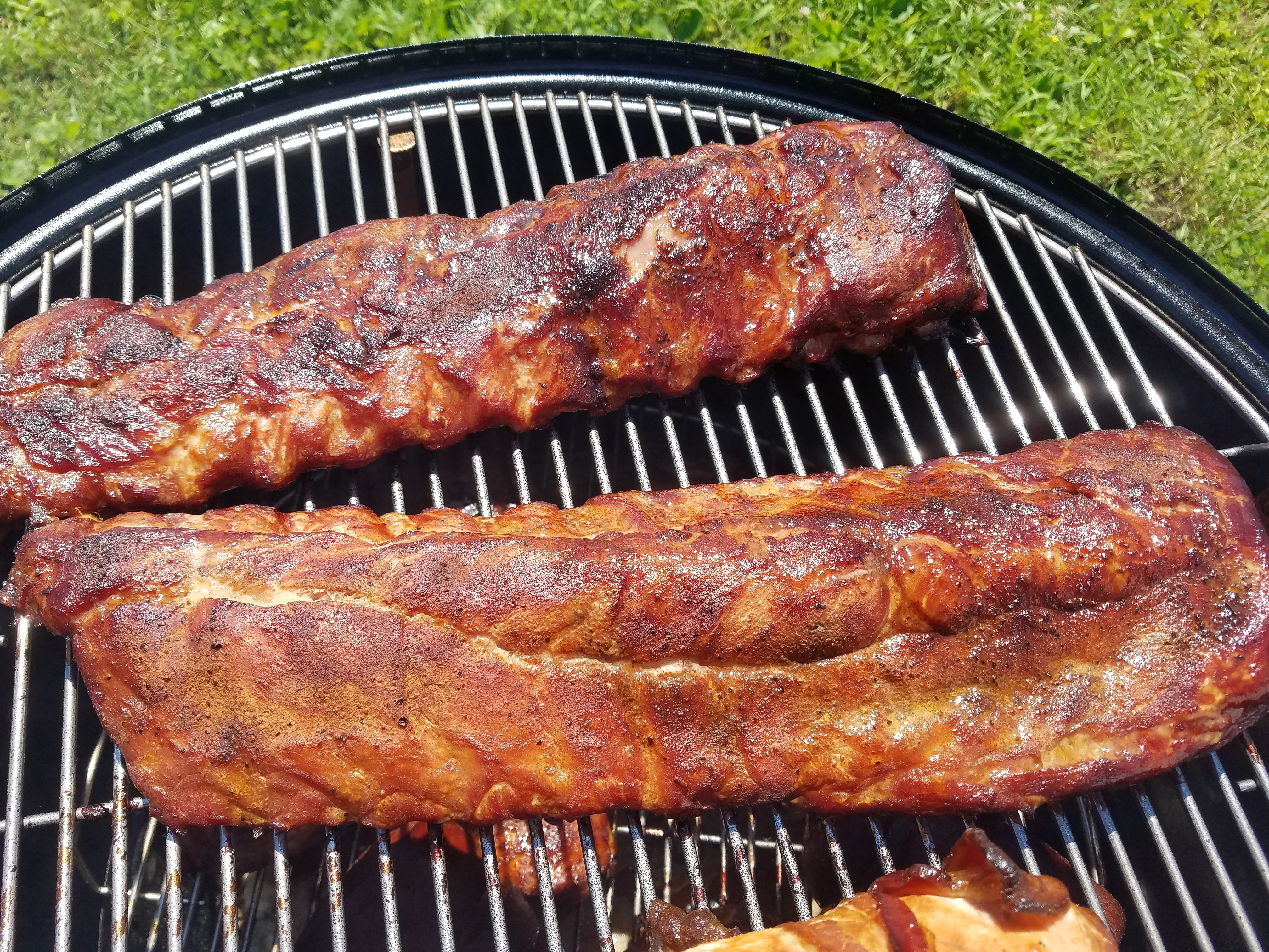 Smoked baby back ribs