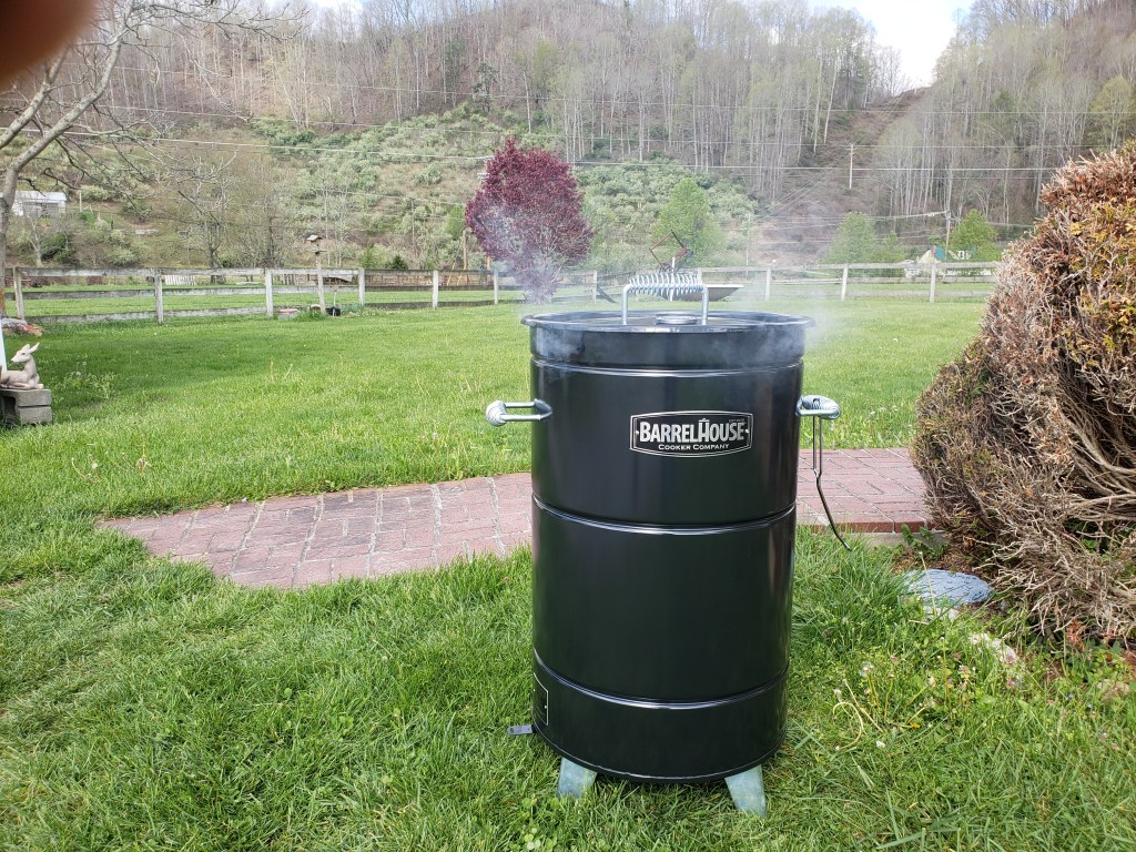 Barrel House Cooker drum smoker