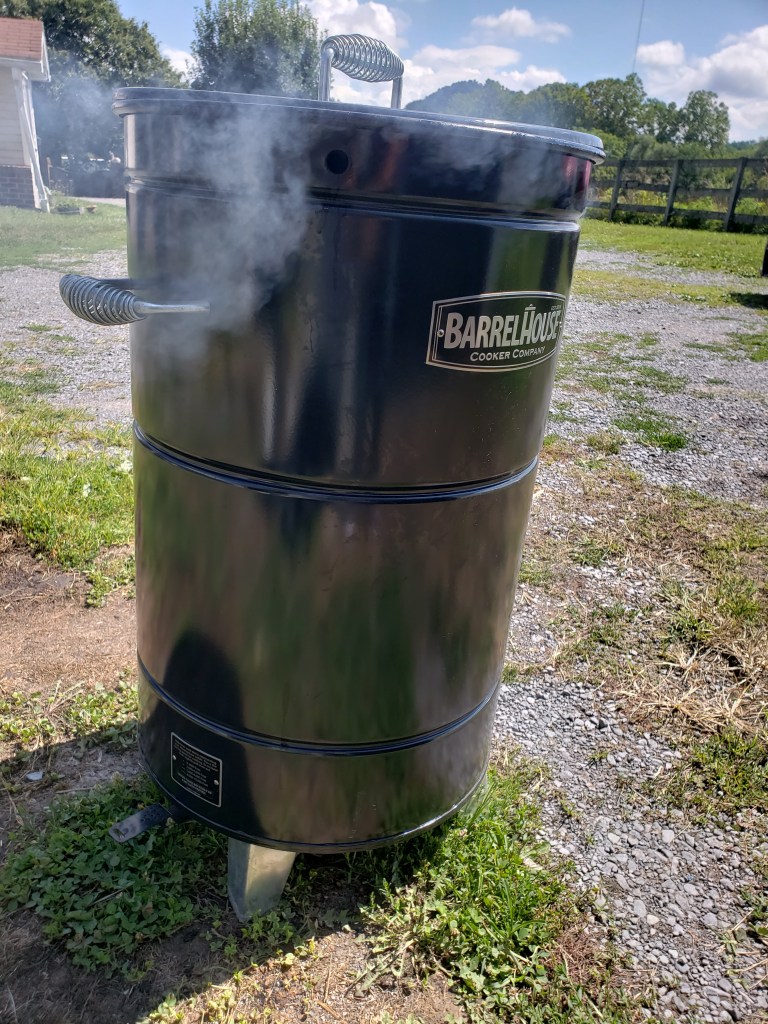 Barrel House Cooker smoking away