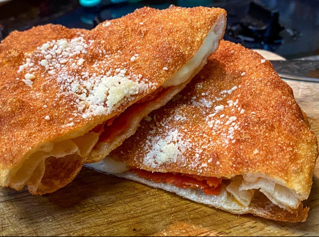 A deep-fried calzone AKA panzerotti